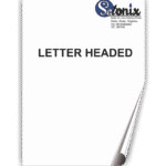 Letter Headed Paper