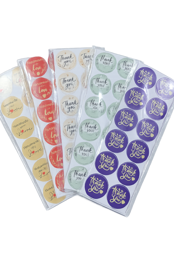 Instant Delivery Sticker & Thank you Sticker