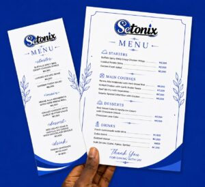 Menu Card