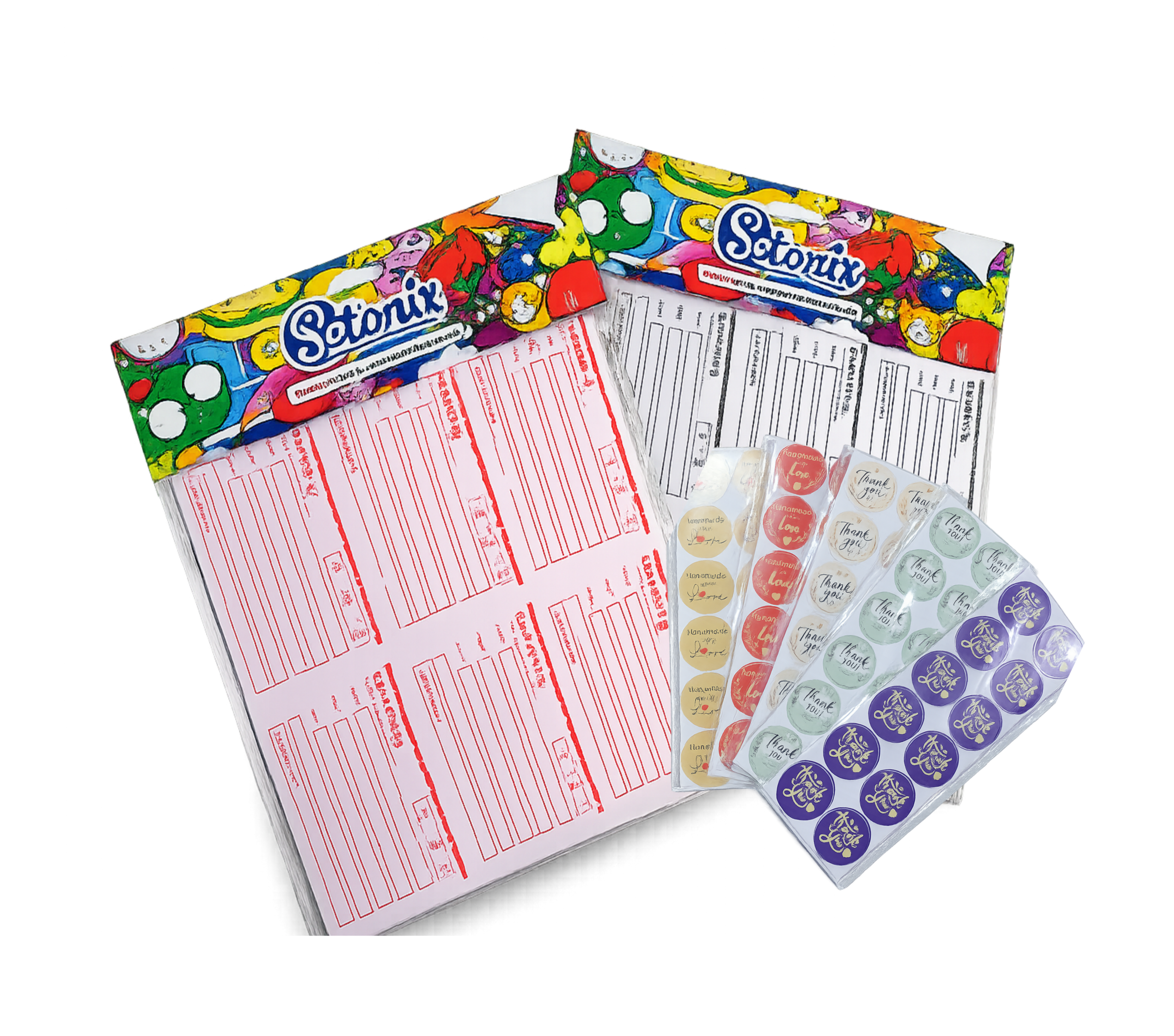 Instant Delivery Sticker & Thank you Sticker
