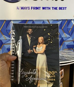 Wedding Jotter and Pen